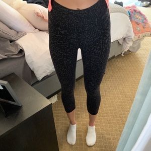 Printed cropped leggings